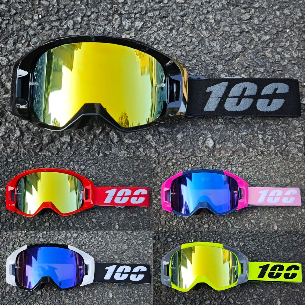 

100 Trendy Off Road Equipment MTB Bike Accessories HD Glasses WindProof DustProof Breathable Cycling Motocross Sports Glasses
