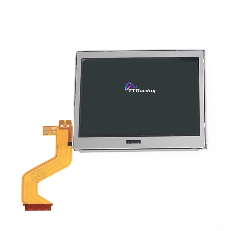شاشة LCD علوية/سفلية بديلة لشاشة نينتندو DS Lite DSL NDSL لوحة خارجية أمامية تعمل باللمس عدسة زجاجية