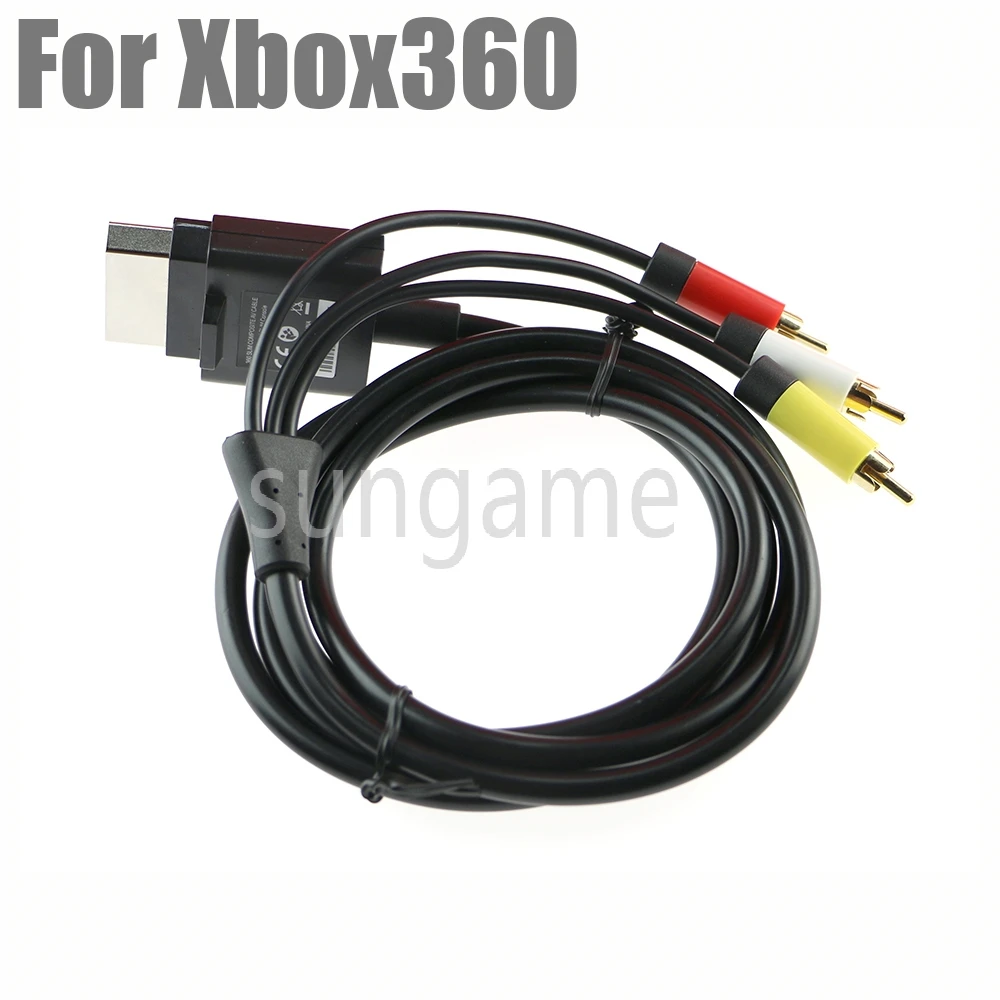 1pc For Microsoft Xbox360 Slim HD TV Component Composite AV Adapter Audio and Video Cable