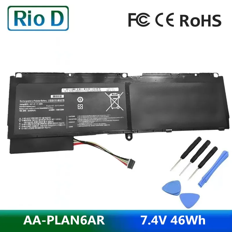 

New AA-PLAN6AR Laptop Battery For Samsung 900X1AA01US 900X3A01IT B04CH NP900X3A 900X1BA03 7.4V 46Wh BA4300292A