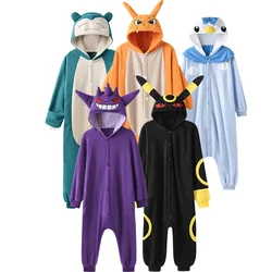 Charizard Piece Pajama Gengar Kigurumi Umbreon Onesie For Adults Piplup Women Full Body Pyjama Halloween Cosplay Costume