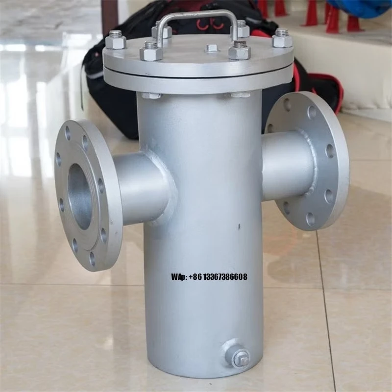 

High Quality Stainless Steel 304/316 High Flow Customized Size ISO9001 Certified Basket Strainer Liquid Gas Mesh Filter