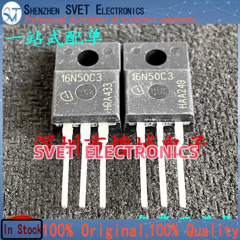 10PCS-50PCS  16N50C3 SPA16N50C3 TO-220F 560V 16A  Original In Stock Fast shipping