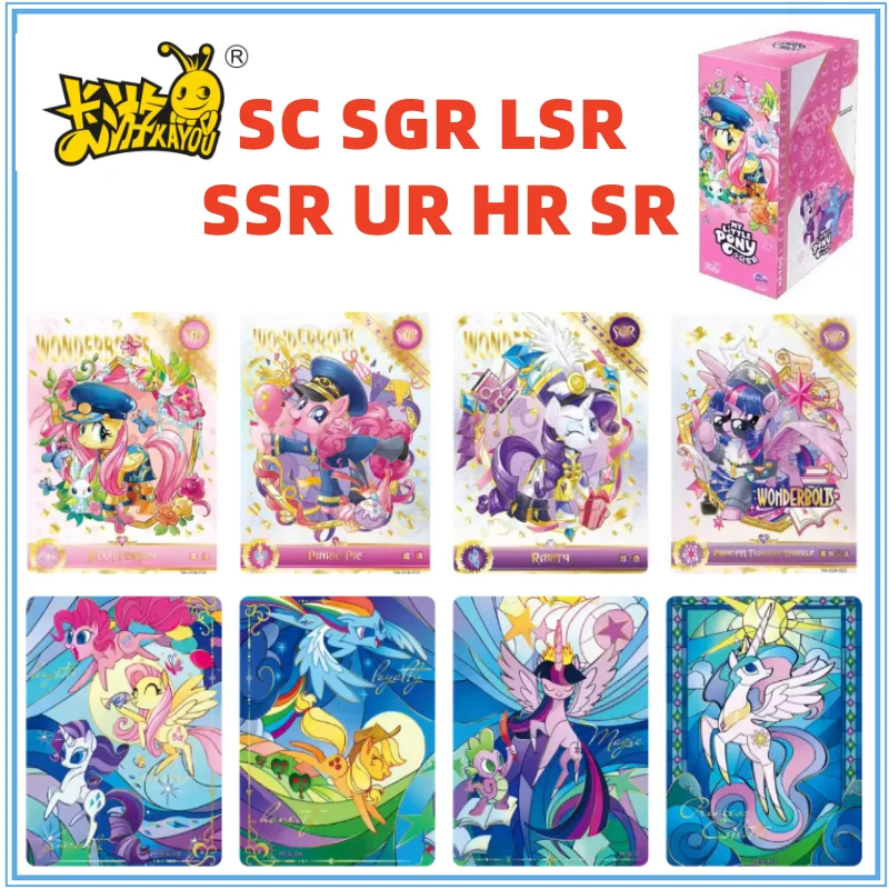 

KAYOU My Little Pony Card vol.04 Симпатичные забавные вечерние карты дружбы Вечные карты SC LSR HR SGR Аниме Игра Коллекционные карты Игрушки