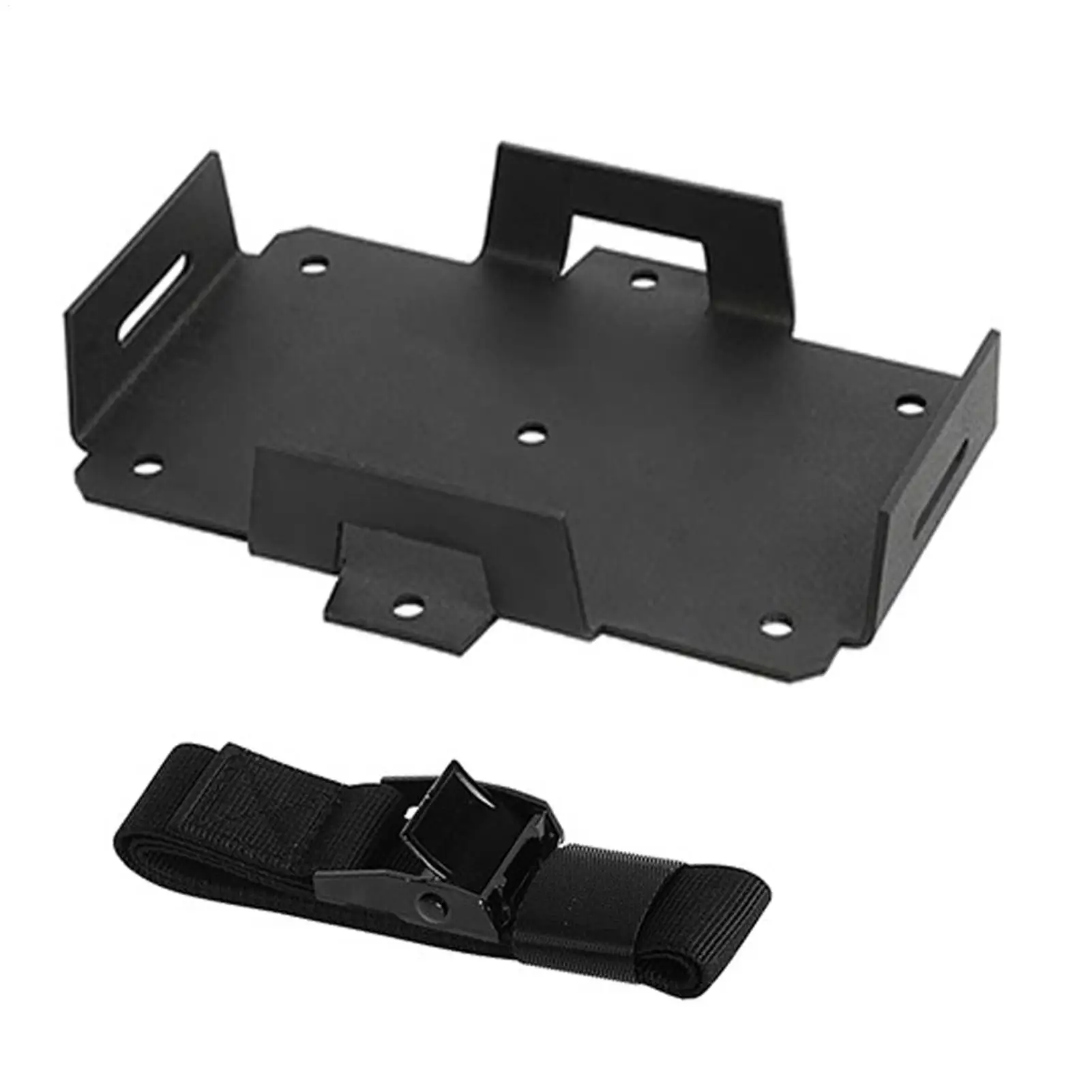 

Voltage Small Battery Tray Adjustable Small Battery Storage Holder Boat Deck Hardware With Hold Down Strap For Generators Motorc