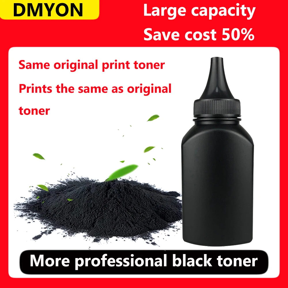 

DMYON Refill Toner Powder CRG 103 303 703 Compatible for Canon for LBP-2900 LBP2900 LBP-3000 LBP3000 Printers Powders Clip