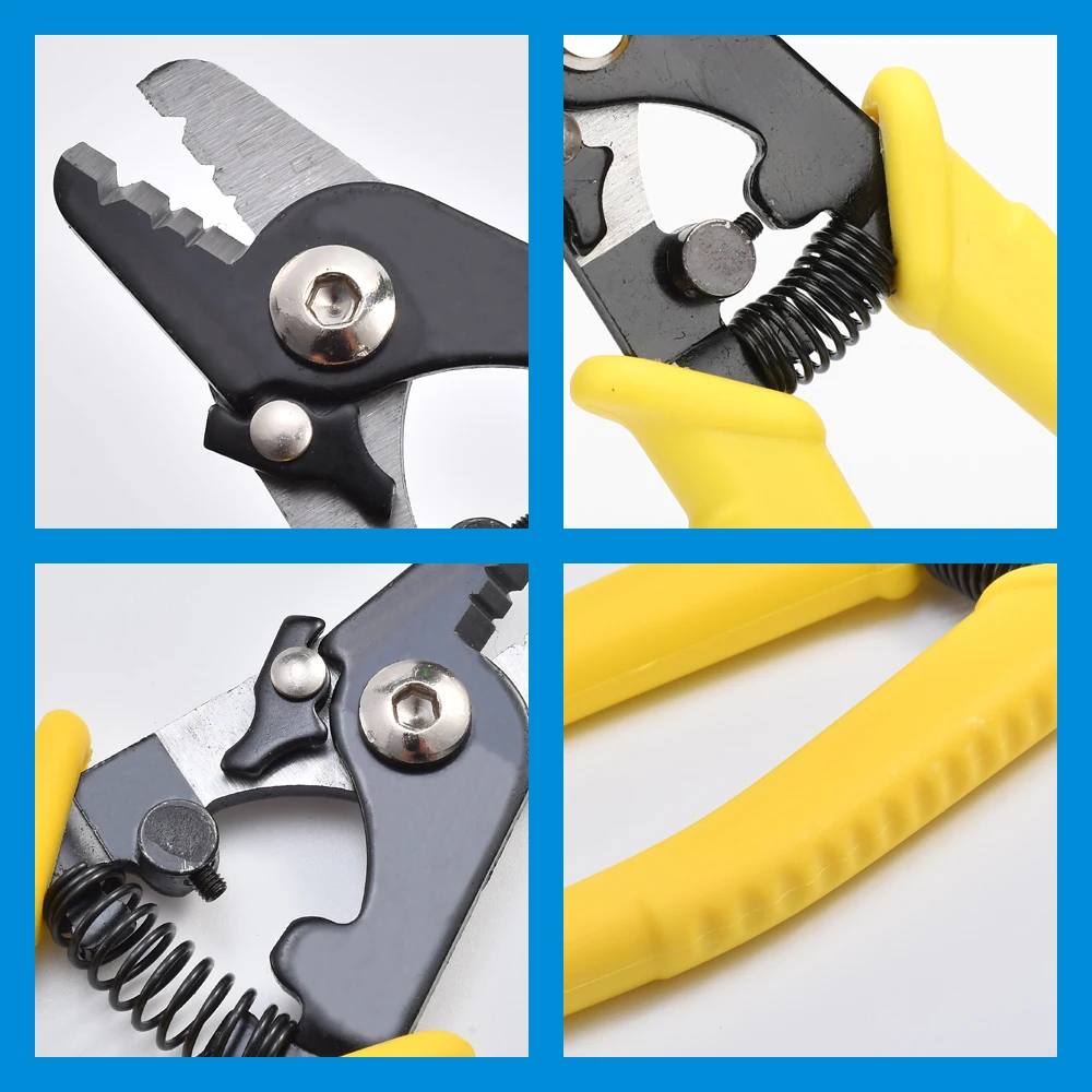 Practical  Clamp Fiber Stripping Pliers Fiber Stripper  Cable Stripping Tools Fiber Cutting Wire Strip for 250um-300um