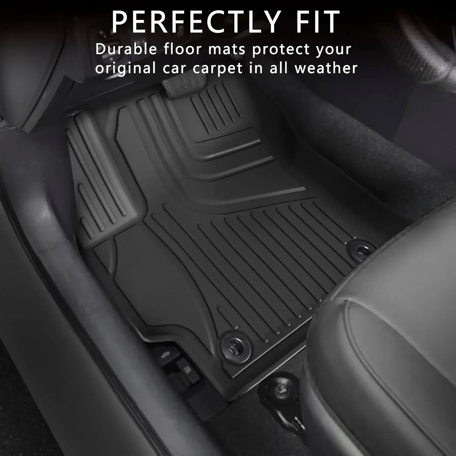 

3D Floor Mats for Volvo S60 2026-2019(Not for Recharge)All Weather Waterproof Durable Floor Mat Accessories for Volvo S60 2026