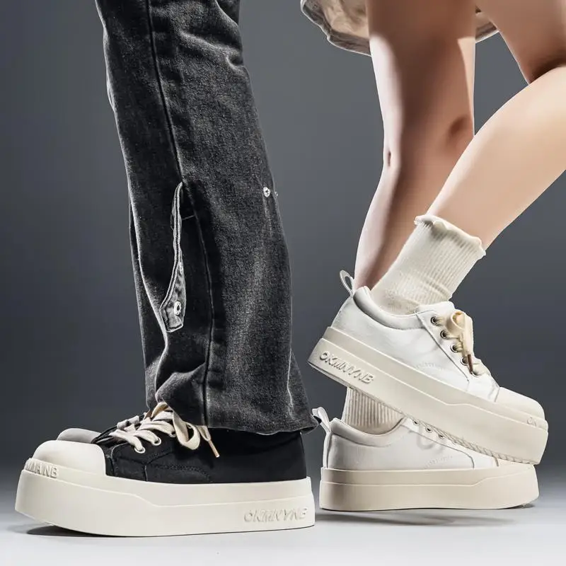 

Couple Board Shoes Big Head High Street Platform Derby Shoes Versatile Commuter Student Tide Shoes Men's and Women's Shoes