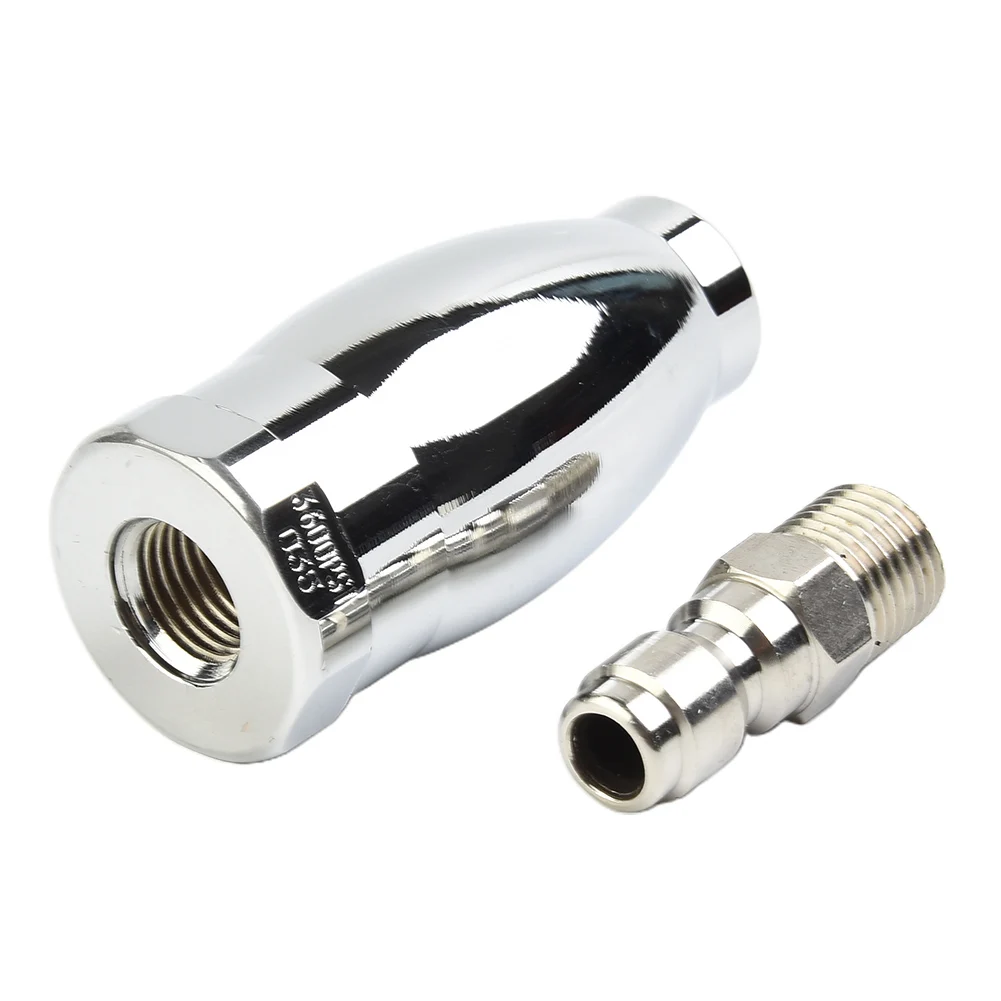 For Turbo Rotating Nozzle for Pressure Washer 3600 PSI with Stainless Steel and Ceramic Core and /4 Inch Quick Connect