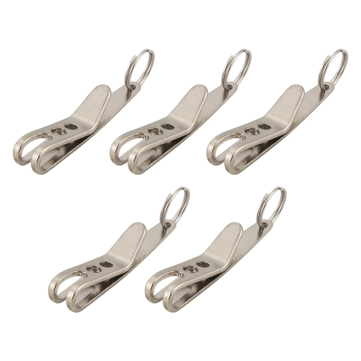 AT77 Llaveros con clip multiusos Herramienta de clip de suspensión con mosquetón perfecto para colgar herramientas EDC, linternas, etc.