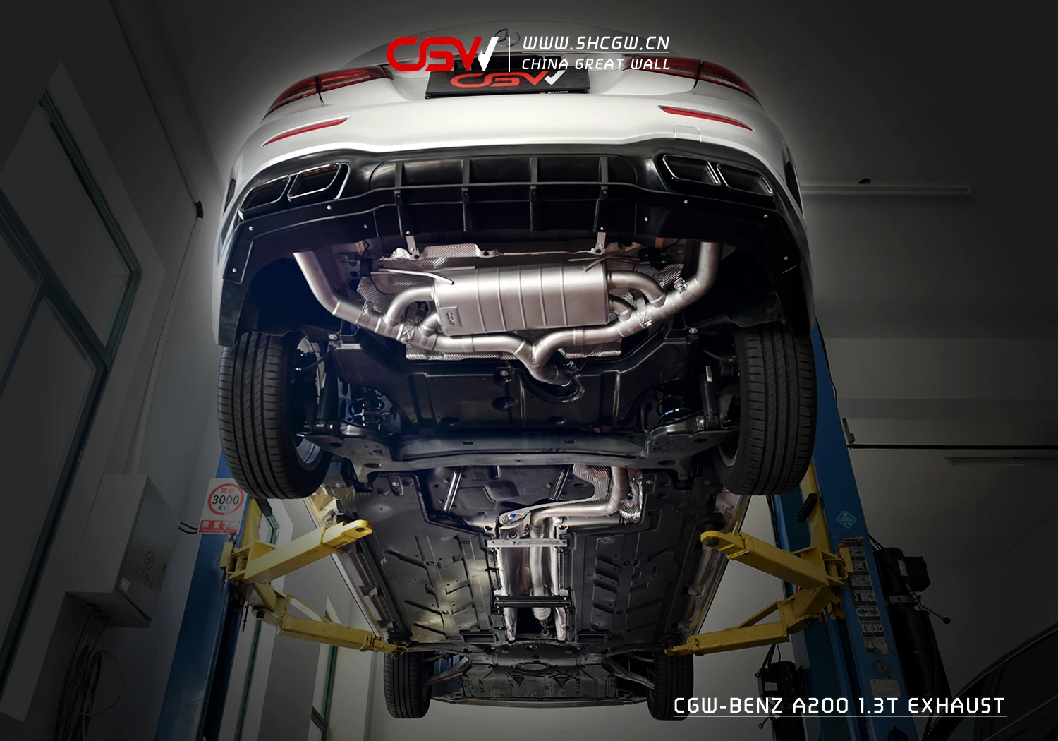 High Performance Catback Muffler Exhaust Pipe for  A200 1.3T