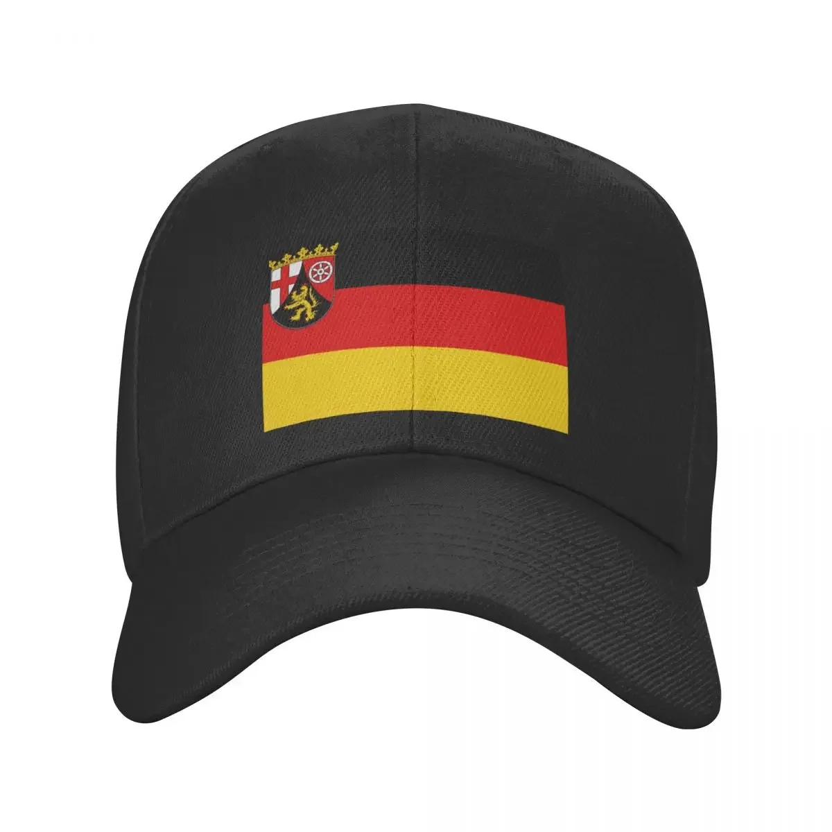 Flag of Rhineland-Palatinate, Germany Baseball Cap Golf Hip Hop summer hat Mens Women's