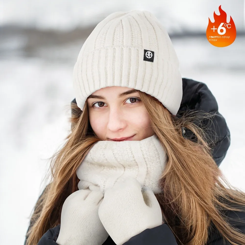 thickened-fleece-outdoor-warm-three-piece-set-autumn-winter-german-velvet-hat-scarf-gloves-set-cross-border-online-shopping