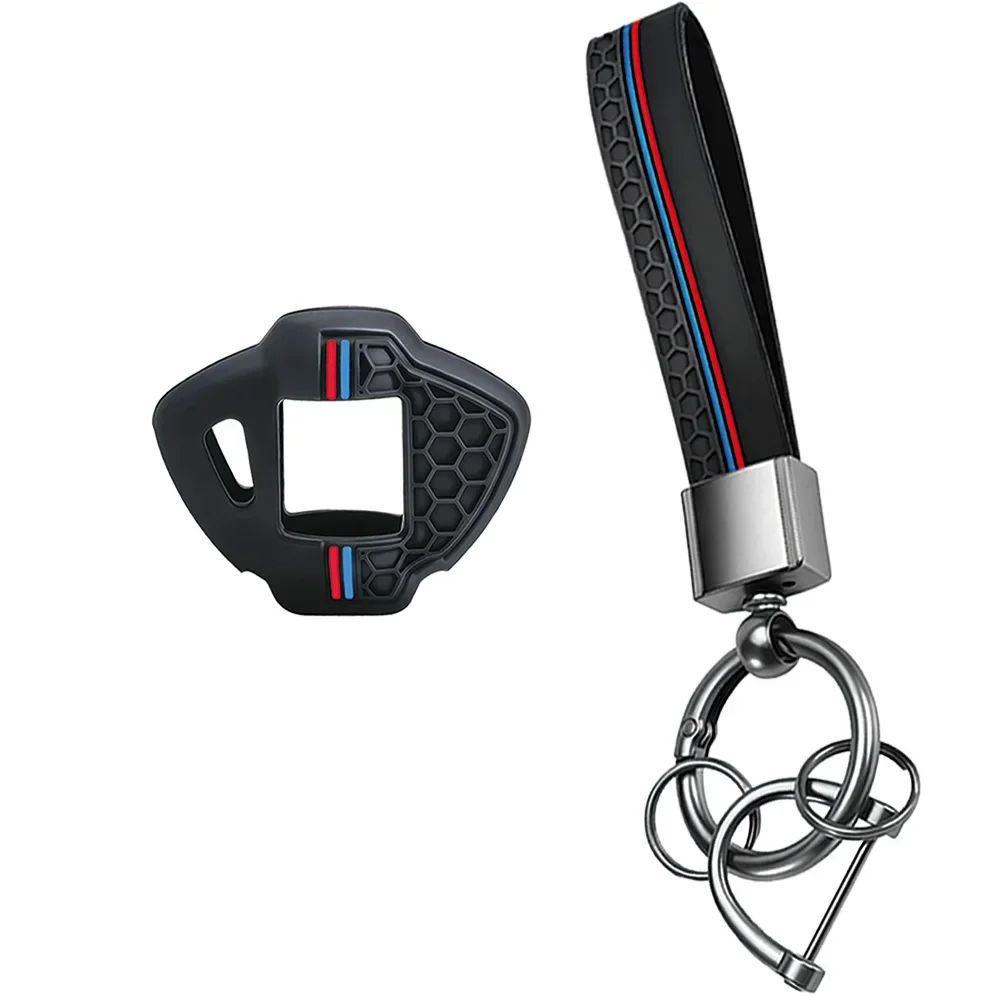Track Perforated Honey Key Case With Keychain For Suzuki GSX-S1000GT DL1050 GSX1300R Comfort Grip Bike Key Storage Holder