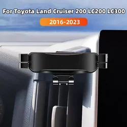 For Toyota Land Cruiser 200 LC200 LC300 2016-2022 Car Mobile Phone Holder AirVent Mount Gravity Bracket Stand Accessories