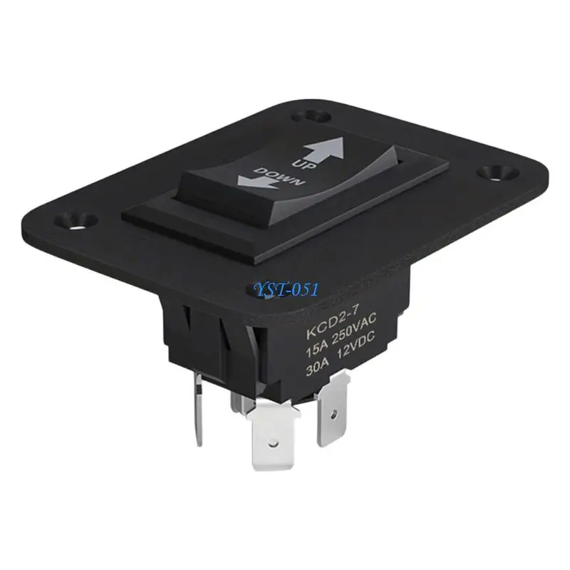 E15A Rocker Switches Panel With Stable 4 Leg Mounting Polarity Reversing Rocker Switches