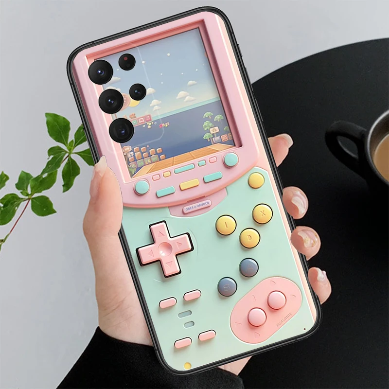 CHILDHOOD GAME CONSOLE Phone Case For S24 S23 S22 S21 S20 Ultra S20 S22 S21 S23 S20 FE S24 Plus