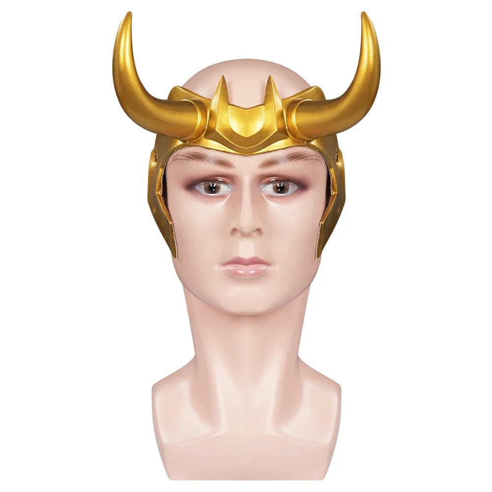 Loki kopf bedeckung maske loki cosplay kostüm zubehör latex helm für halloween maskerade party rollenspiel requisiten