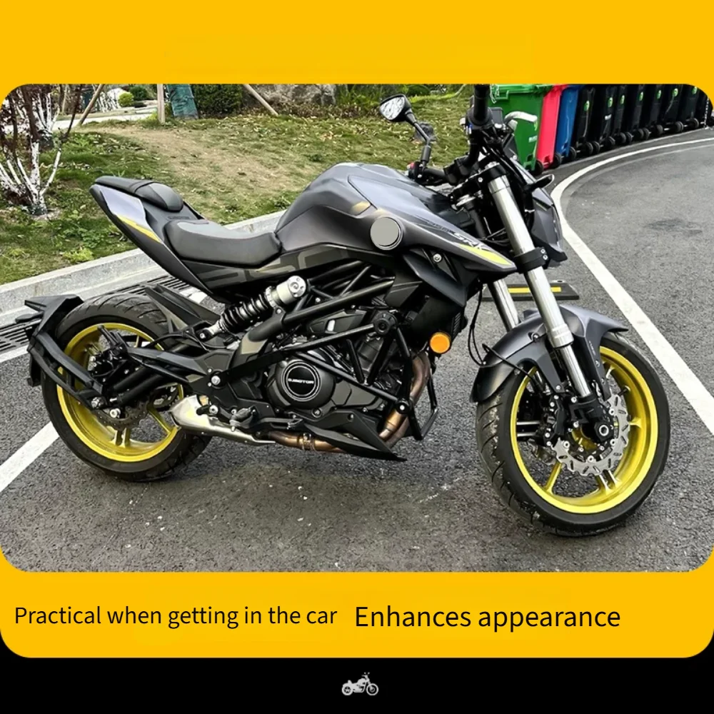 Motorcycle Rear Luggage Rack Top Case Support Bracket For QJMOTOR Trace 350 Motorbike Mod Parts