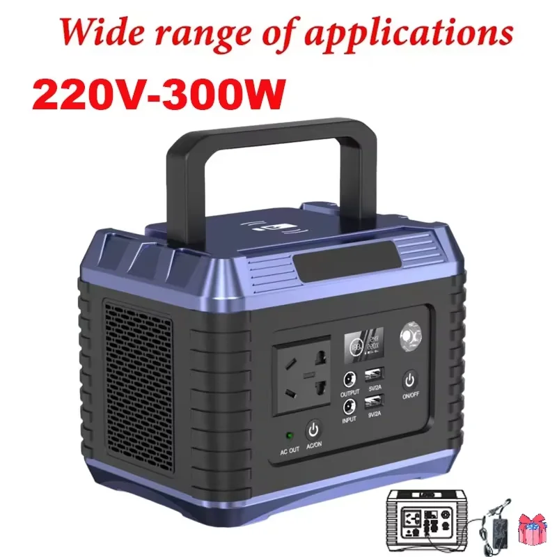 220V Portable Power Station Ternary Lithium Battery 32000MAh 118.4Wh Energy Storage Power Supply Camping RV Multi-function USB