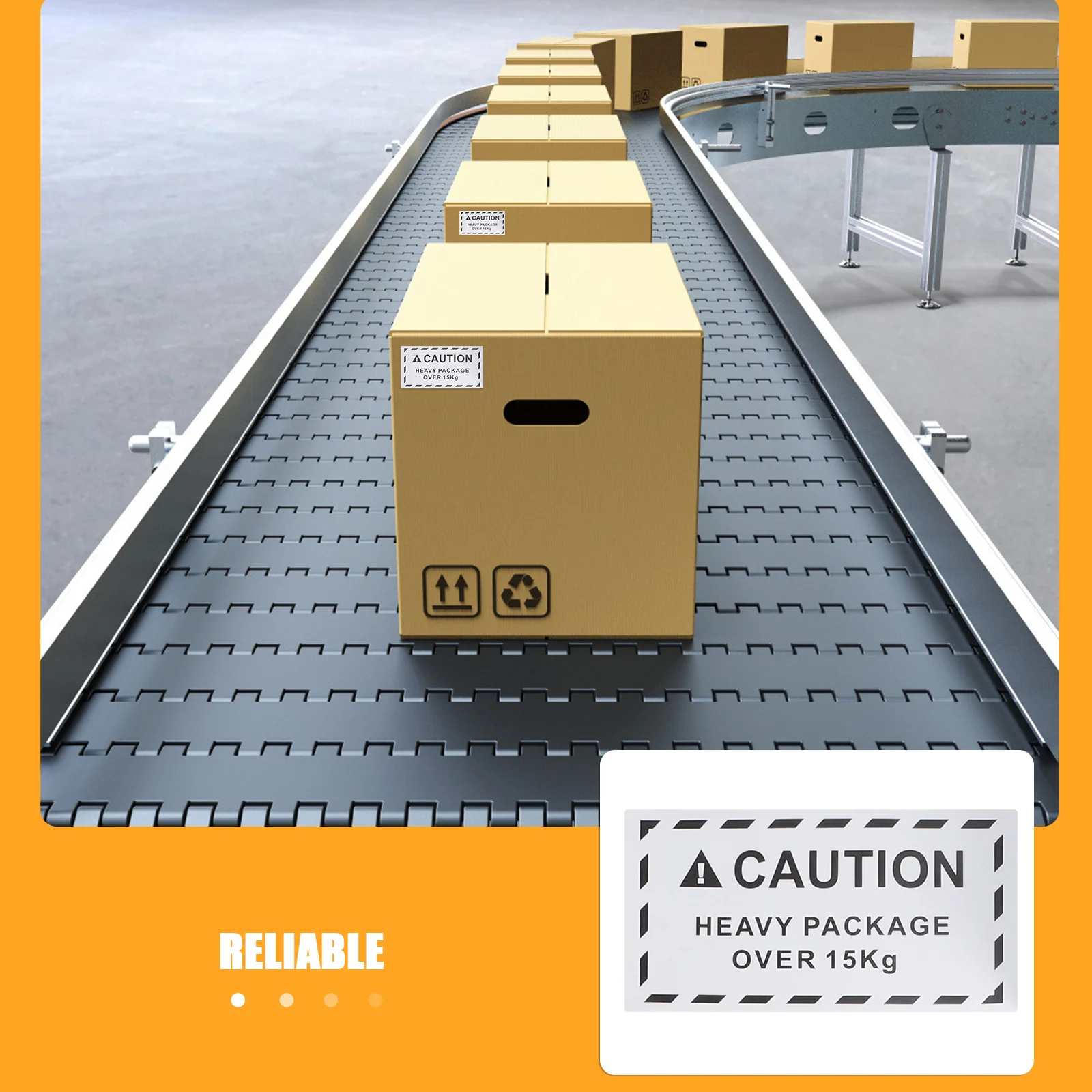 Heavy Item Stickers Super Adhesion Waterproof For Shipping Packing Moving Pallets Thermal Label Sticker Packaging Labels