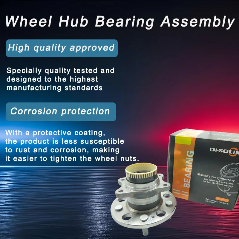 DI-SOLIK 52730-3S200 52730-3S100 Auto Rear Wheel Hub Bearing Rear Axle for Hyundai I40 VF 2012 I40 CW VF 2011 - view 2