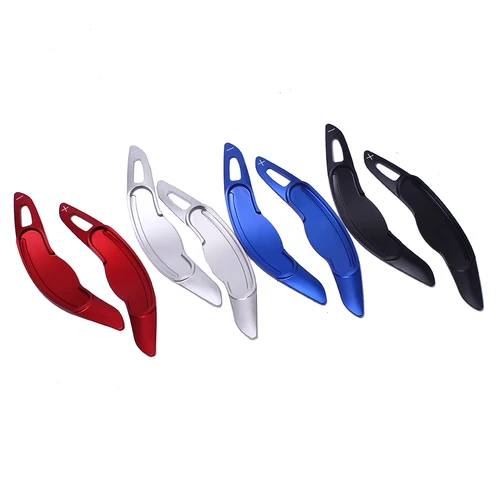 Imagen 2 del producto Para MINI Cooper S JCW F54 F55 F56 F57 F60 Countryman Clubman accesorios de cubierta de extensión de paleta de cambio de volante de aluminio