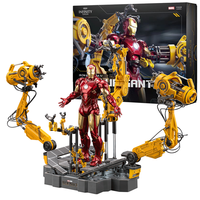 Zd Toys Suit Up Gantry With MK4 iron man Gantry Original 1/10 Tony Stark Model Action Figure Collectible Toy Gift For Kid