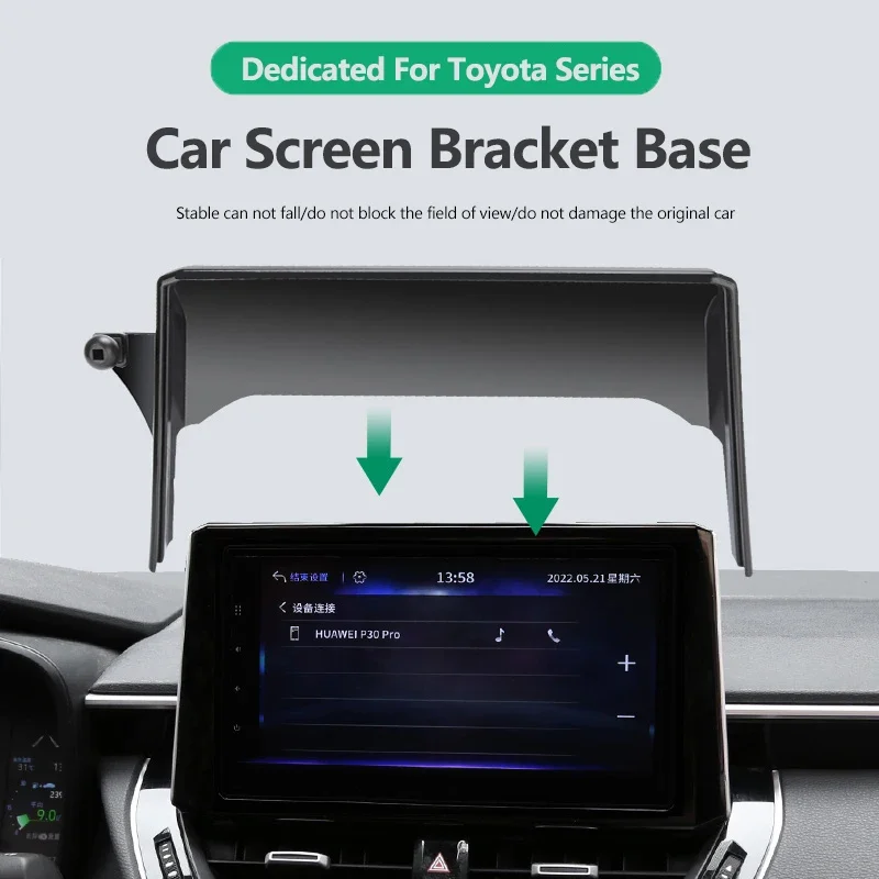 

Dedicated Car Phone Holder Bracket Navigation Screen Frame Mobile Phone Stand For Toyota CHR Corolla RAV4 Camry Yaris Allion