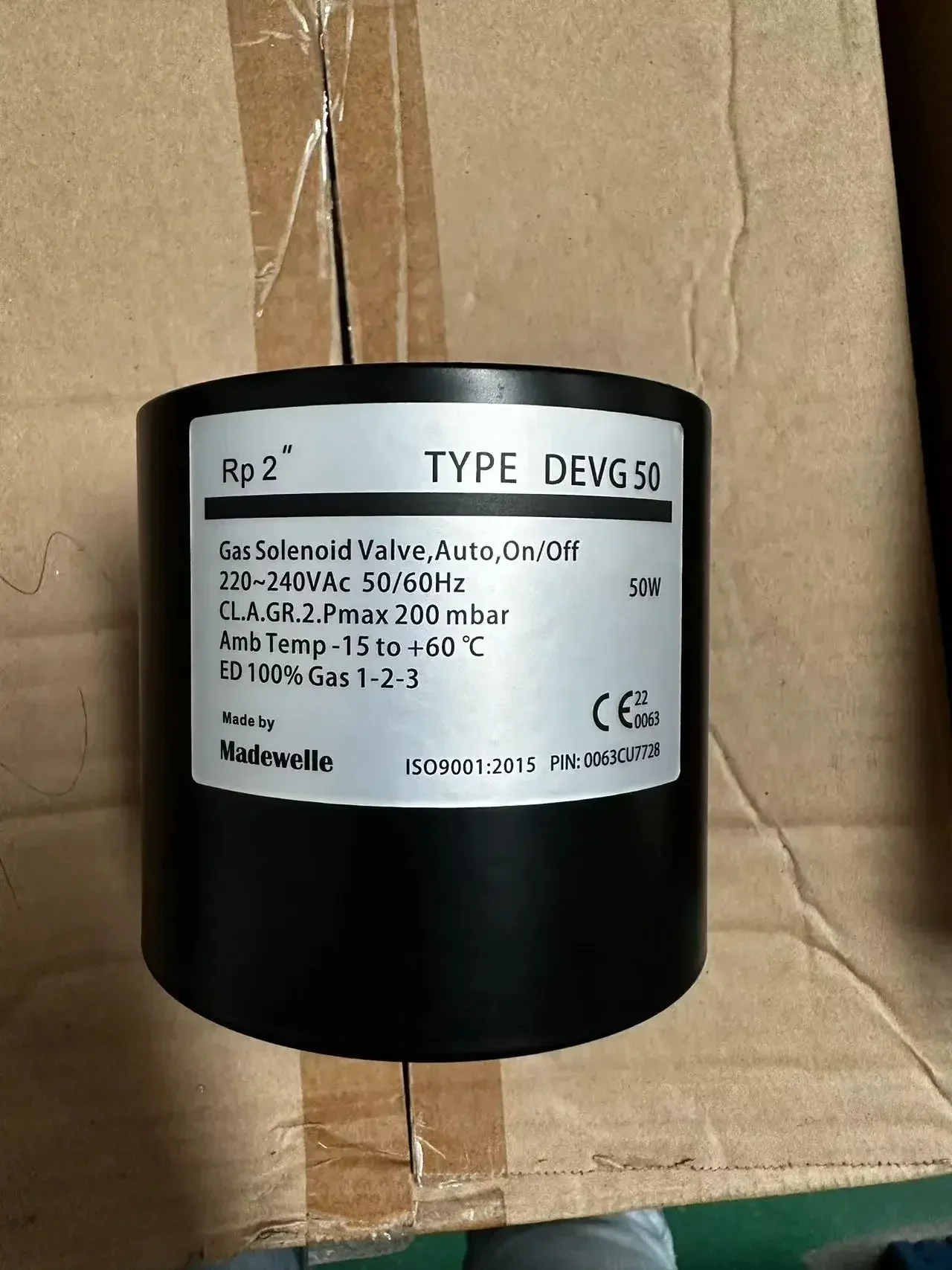 Neue Gasmagnetventile DEVG15,20, 10, 25, DEVG32, DEVG40,50,65,80