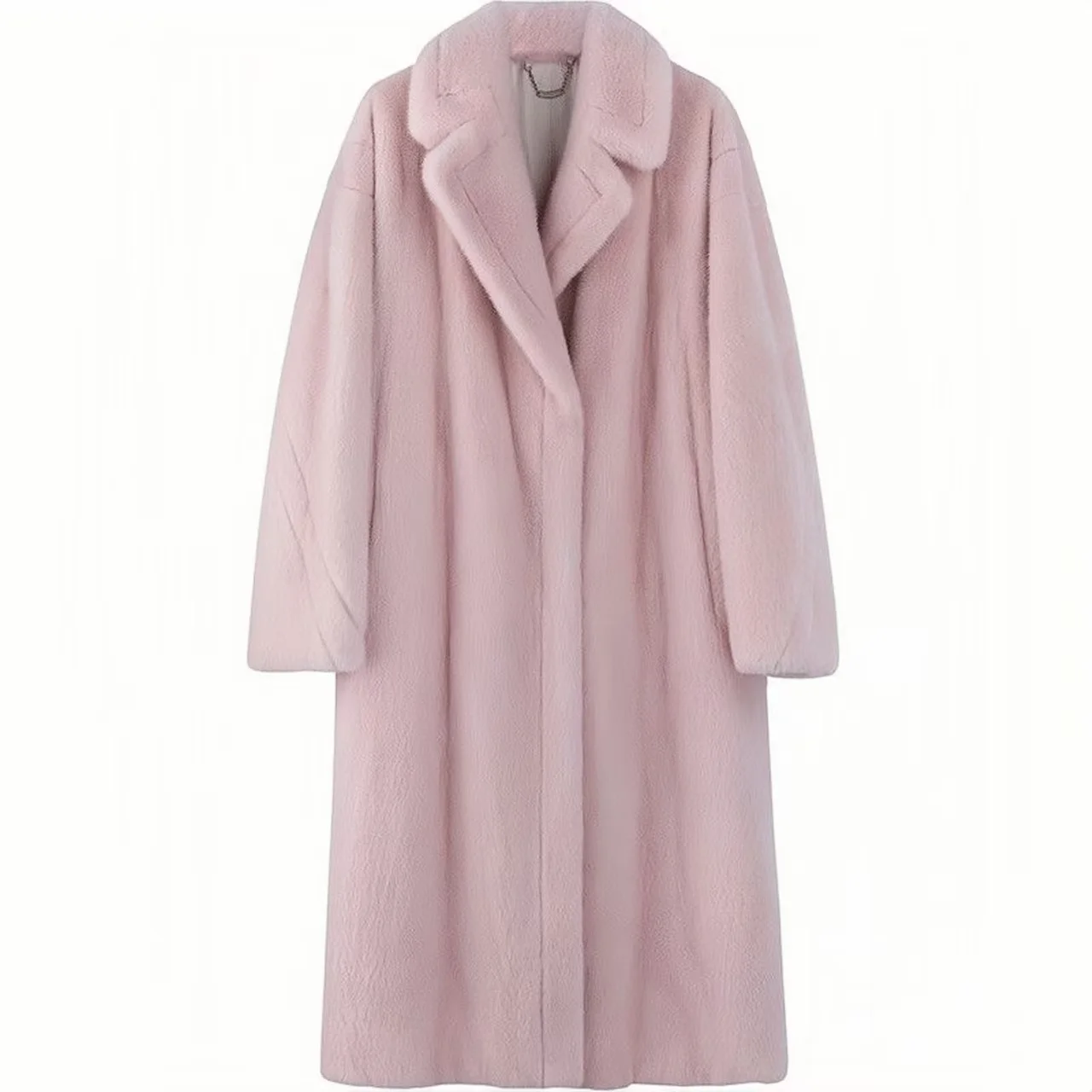 Winter Women High Quality Faux Fur Coat Luxury Long Fur Coat Loose Lapel OverCoat Thick Warm Plus Size Female Plush Coats - view 4