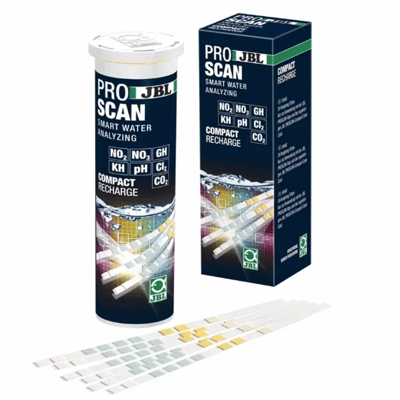 JBL-Seven-in-1 Water Analysis Test Strip, Artigo Suplementar, Testing, Testing, Aplicação Via App, Water Test Set for Aquarium