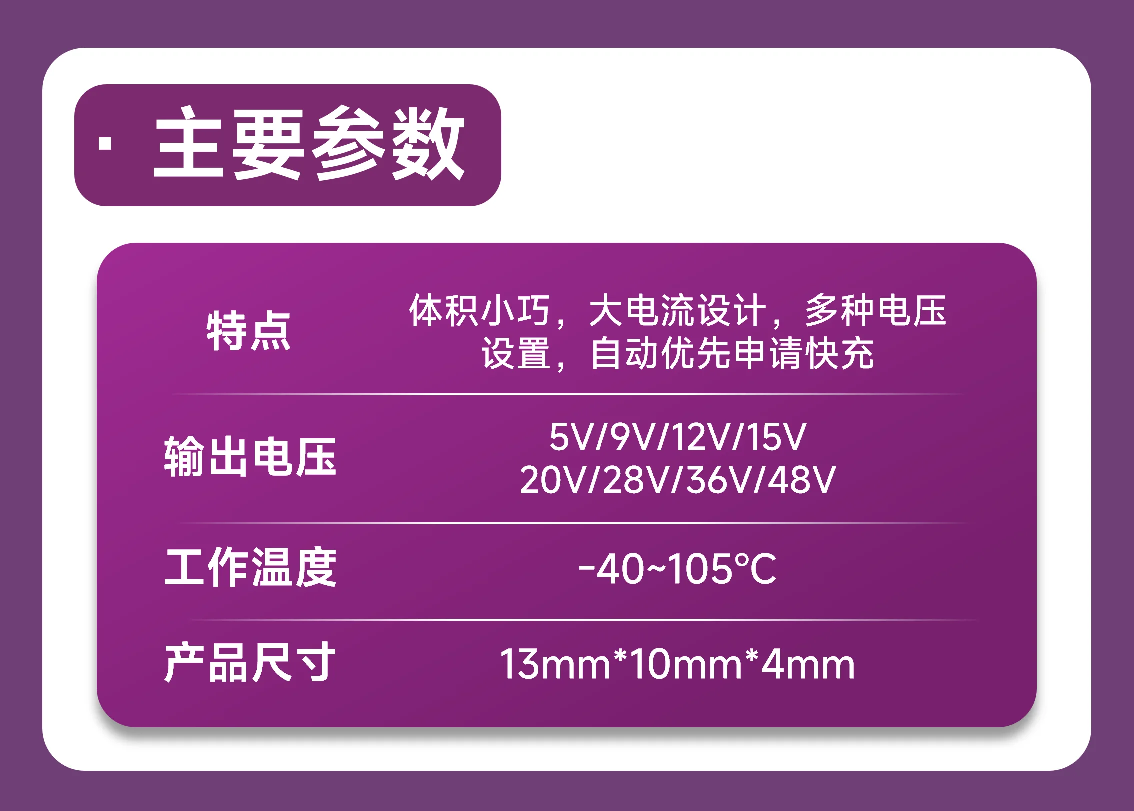 10pcs PD Power Deception Device Load Application High Voltage TYPEC Plug Connector QC Protocol Fast Charging Head