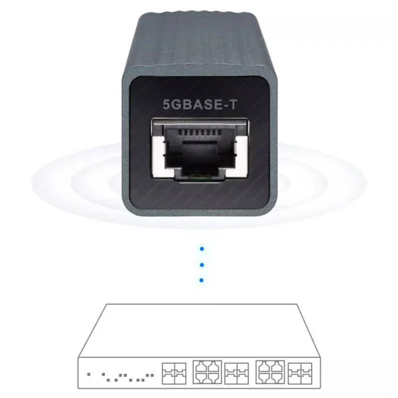 Imagem -02 - Conversor de Rede Usb tipo c com Cabo Cabo Usb 3.0 tipo c para tipo a Qna-uc5g1t 100 Testado Original para Qnap 5g Novo