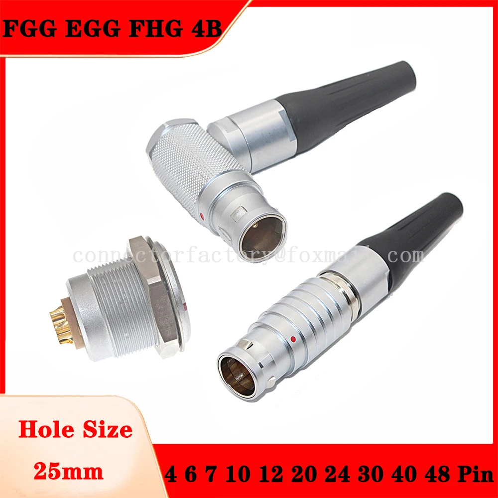 conector de tomada push pull masculino e feminino de metal de aviacao plugue de travamento automatico compativel com fgg ovo fhg 4b 10 12 20 24 30 40 pin 48 01