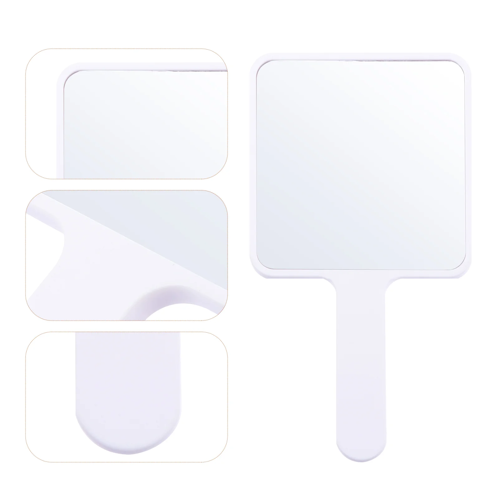 

Hand Held Vanity Mirror Handheld for Desk Barber Printable Travel Makeup Mirrors