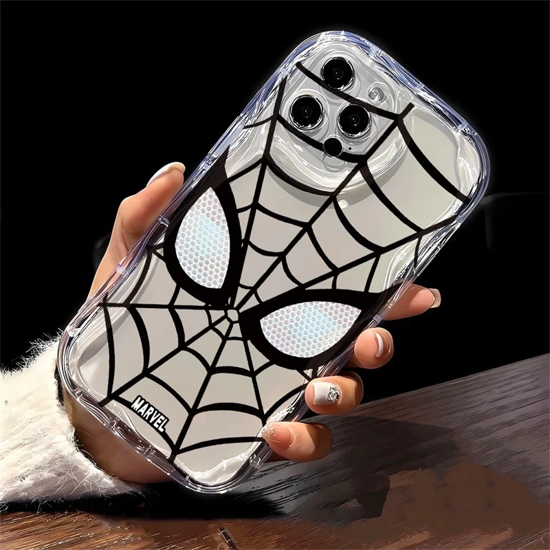 Marvel Spider Man Clear Silicone TPU Case For Huawei Mate 60 Pro 50 40 30 P60 P50 P40 Lite P30 Nova 9 SE 10 11 Honor 80 90 Cover