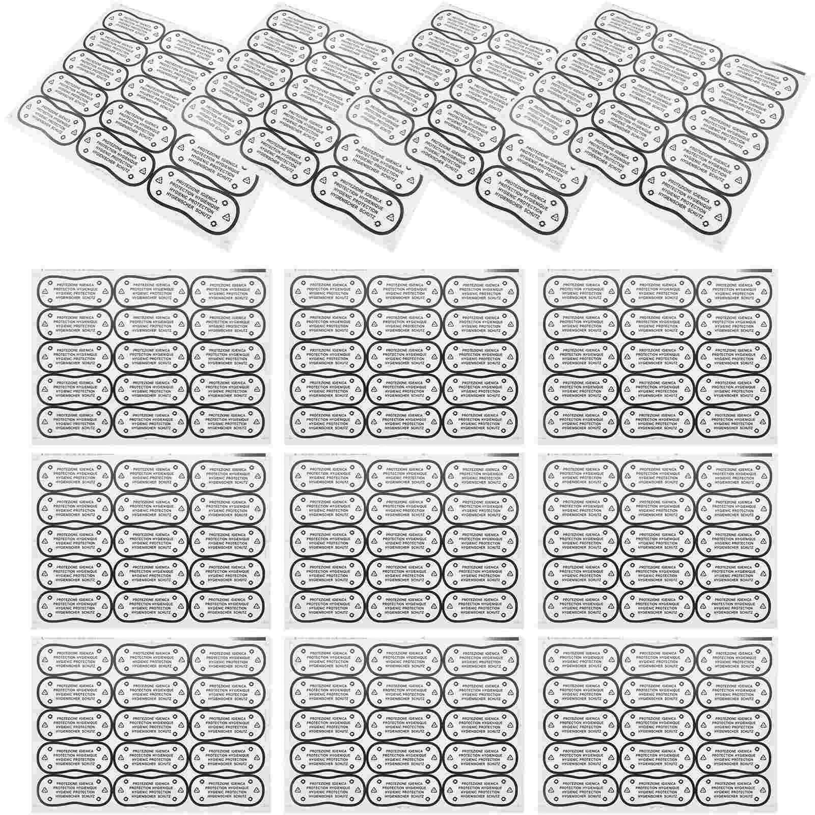 

100 Pcs Label Swimming Trunk Bikini Stickers Woman Blue Tape Swimwear Women Underwear for