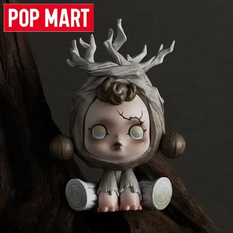 POP MART Skullpanda Seria Ink Plum Blossom Figurki Niespodzianki Blind Box Zabawki Lalki Torebka Niespodzianka Mystery Box Mistery Caixa Śliczne Figurki Akcji Anime