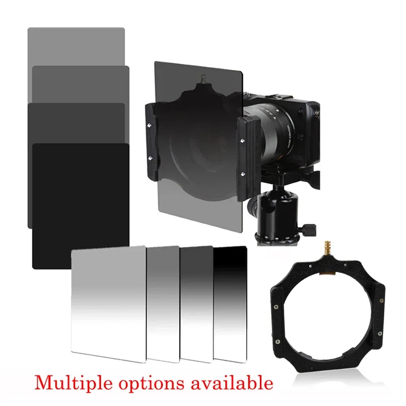 Square Camera Filter Holder and Ring Adapter 58/62/67/72/77/82mm for Canon Nikon Sony Zomei Camera Filter (Multiple Options)