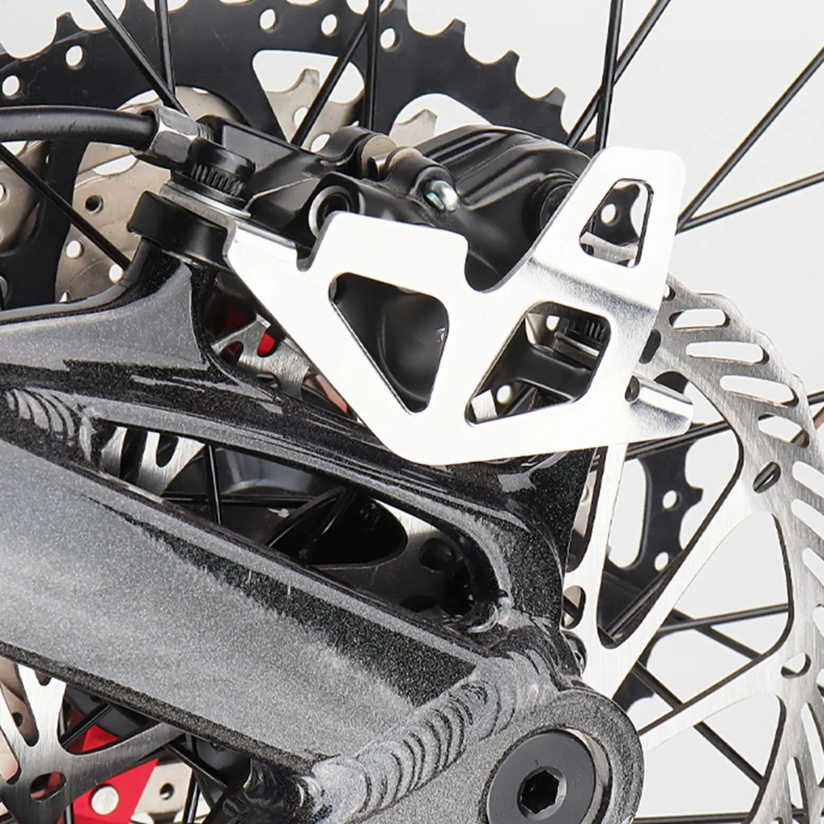 Schutzabdeckung für Mountainbike-Hinterradbremssättel aus Aluminiumlegierung, Mountainbike-Bremssattelschutz für Fahrradteile