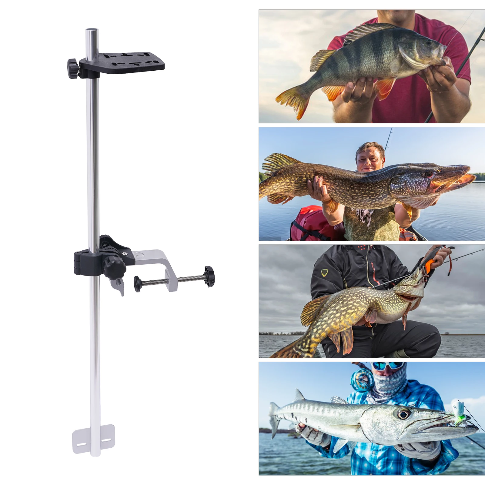 Fish Finder Mount - Support de transducteur portable pour détecteur