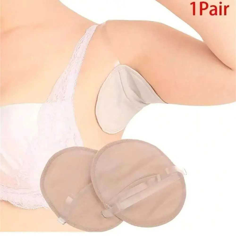 

1Pair Washable Deodorant Sweat Shield Pad Dress Clothing Shield Reusable Absorbing Pad Unisex Armpit Sweat Pads Antiperspirants