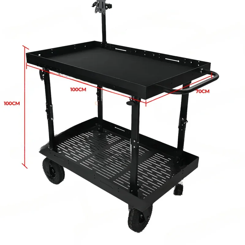Director'S Lift Studio Photographic Equipment Trolley Film And Television Crew Multi-Function Monitor Folding Car