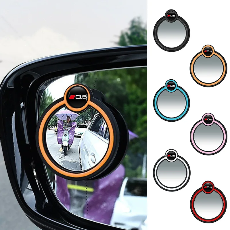 

Car Rearview Mirror Auxiliary Blind Spot Assist with Suction Cup For Audi Q5 Q7 Q8 A3 A4 Quattro S7 S8 S3 S4 RS5 RS6 RS7