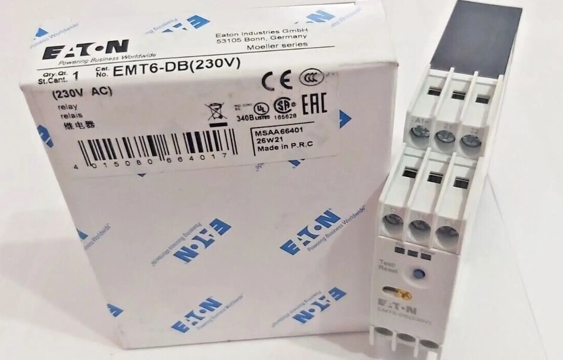 EMT6-DB ( 230V ) Thermistor Overload Relay 50-60 Hz 230VAC 066401