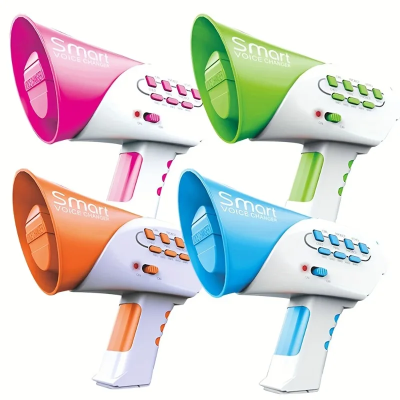 Smart Voice-Changing Speaker Prank Toy for Children Voice Changer Loudspeaker Electric Megaphone Roleplay Prank Props Funny Toys