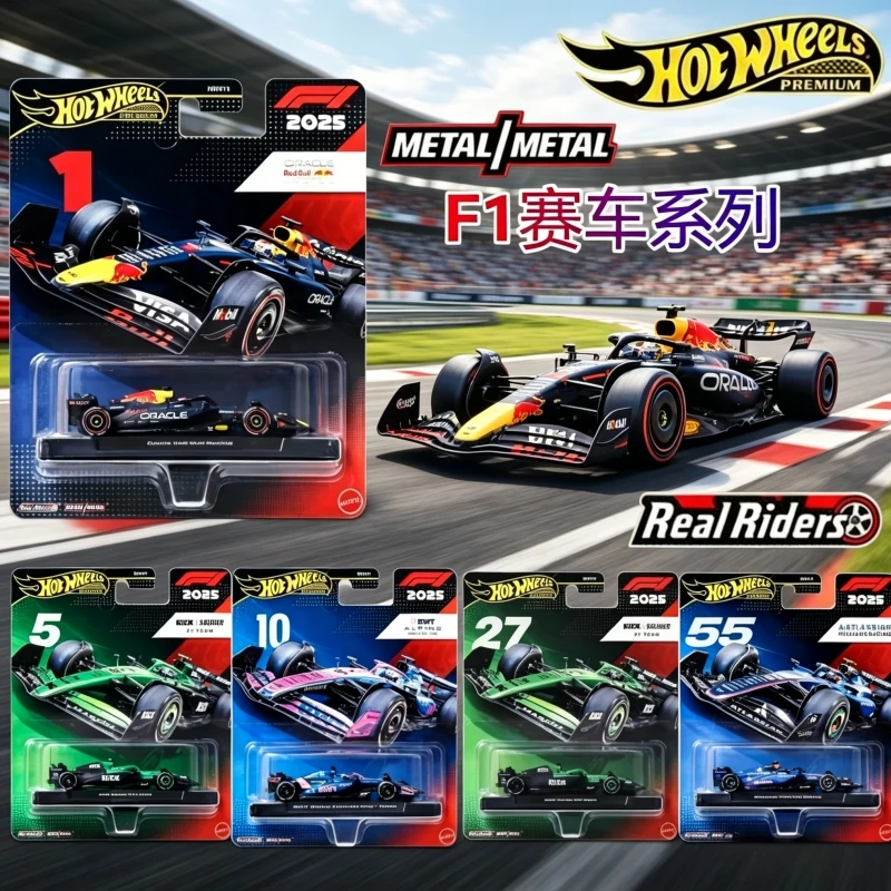 

HOT Wheels Premium HRV11 F1 Red Bull Sauber Alpine Williams 1:64 Diecast Alloy Metal Body F1 Race Car Collectible Toys Gift