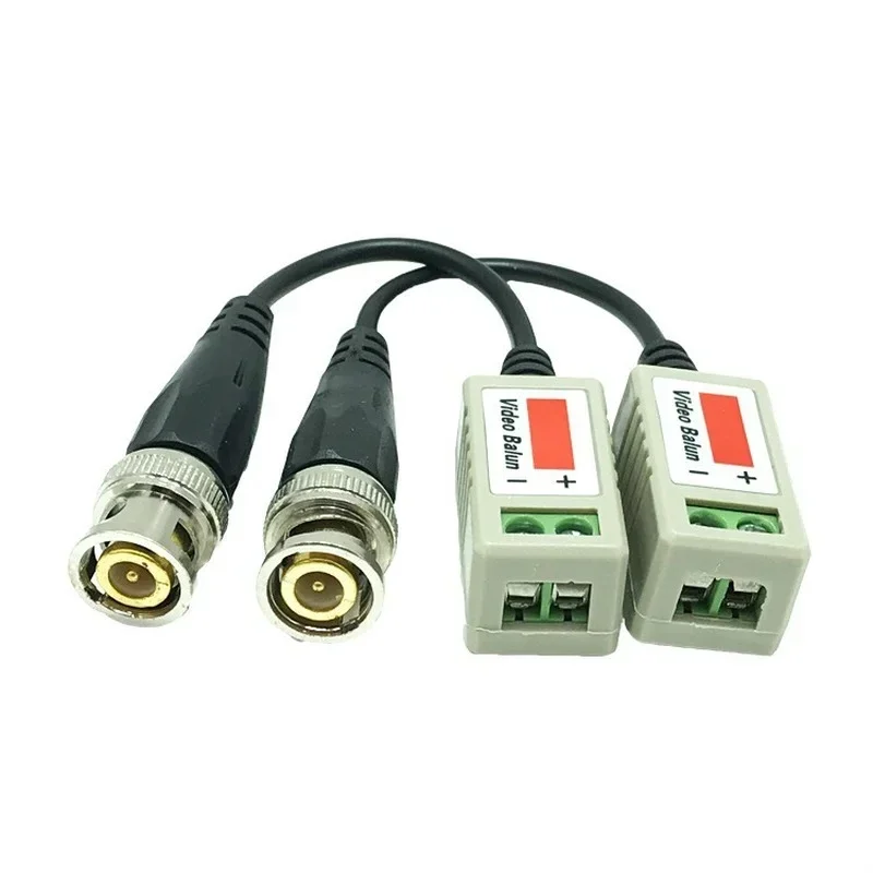Cat5 UTP Video Signal Camera Connector Twisted BNC CCTV Passive Transceivers UTP Balun BNC Cable